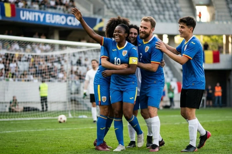 Fotbal fără frontiere: Naționala României participă la turneul internațional Unity EURO Cup organizat de UEFA