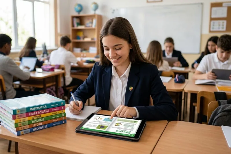 Noile Manuale pentru Clasa a IX-a Sunt Disponibile în Format Digital și PDF
